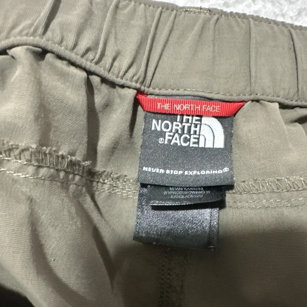 The North Face Men's Pants Size XL Brown Belted Nylon Convertible Hiking Cargo‎